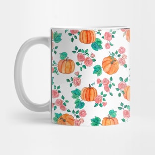 Pumpkins and Roses Mug